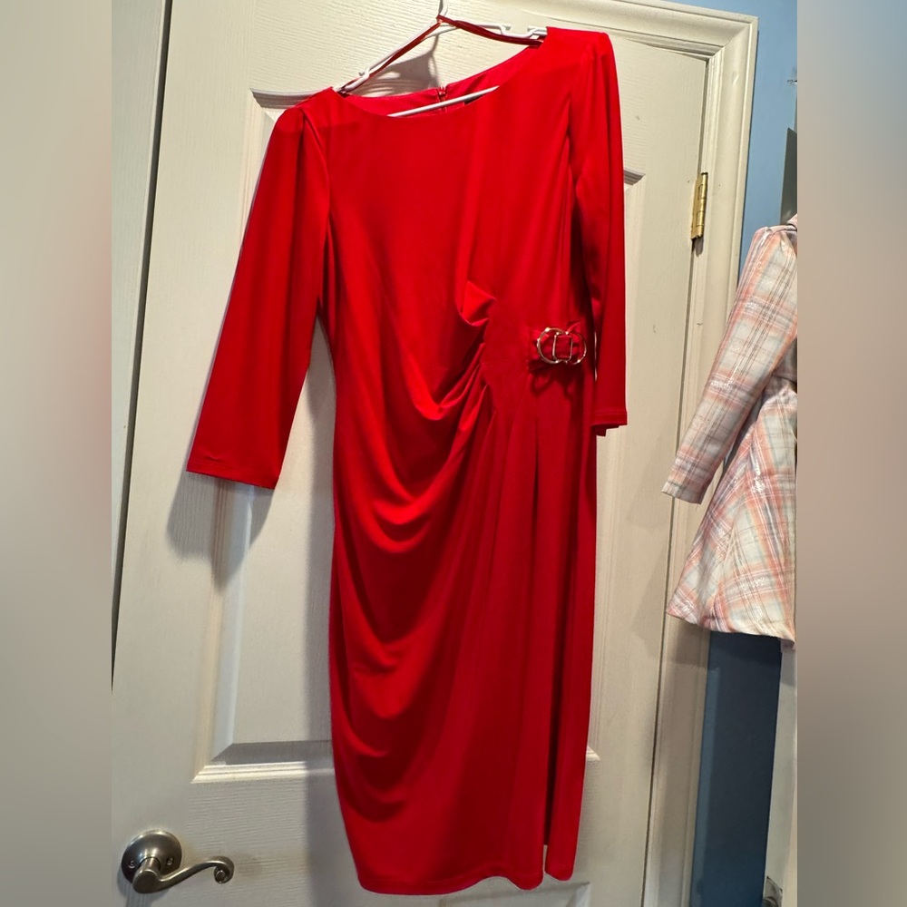 Elegant Red Women's Dress
